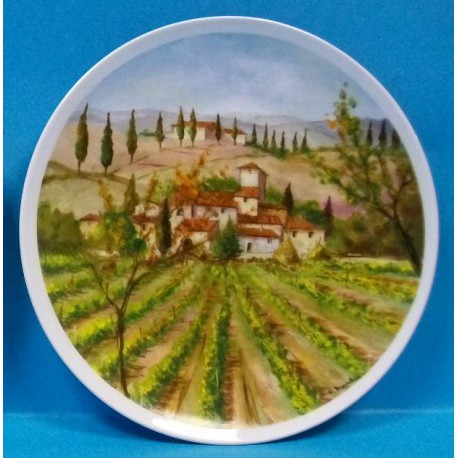 PIATTO CERAMICA 10 CM AUTUNNO