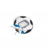 Apribottiglie pallone calcio in gomma con magnete.DIAM.5,4CM