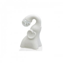 Lampada led elefante in resina.MIS.8,6X7,2 H15CM