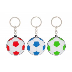 Portachiavi pallone calcio.ASS.3 MIS.5CM