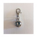 Charms metallo con punto luce bianco.MIS.1CM