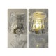 Lampada plexi con luce led.MIS.7X H11,5CM