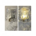 Lampada plexi con luce led.MIS.7X H11,5CM